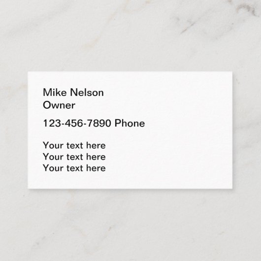 Best Landscaping Modern Visitekaartje (Achterkant)