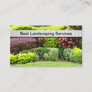 Best Landscaping Zakelijke Kaart Template 4 Visitekaartje