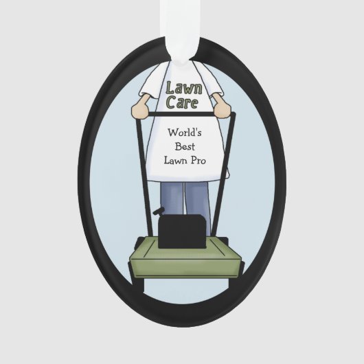 Best Lawn Care Pro Acrylversiering Ornament (voorkant)