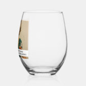 Best Left Unsaid Funny Retro 50s Gezegde Wijnglas Zonder Voet (Links)