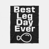 Best Leg Day Ever Thanksgiving Funny  Fleece Deken (Voorkant)