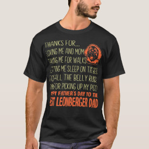 Best Leonberger Vaderdag Gift T-shirt