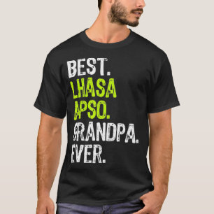 Best Lhasa Apso Grandpa Ever Hondenliefhebber T-shirt