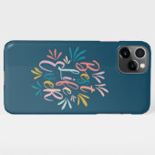 Best Life Ever Calligraphy Blauwgroen iPhone Hoesje (Achterkant horizontaal)