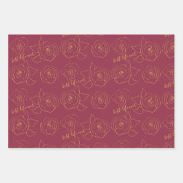 Best life ever Customize  Inpakpapier Vel