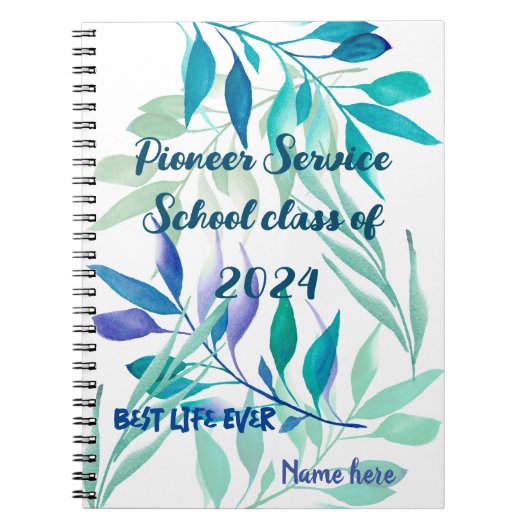 Best Life Ever - Pioneer School add name Notitieboek (Voorkant)