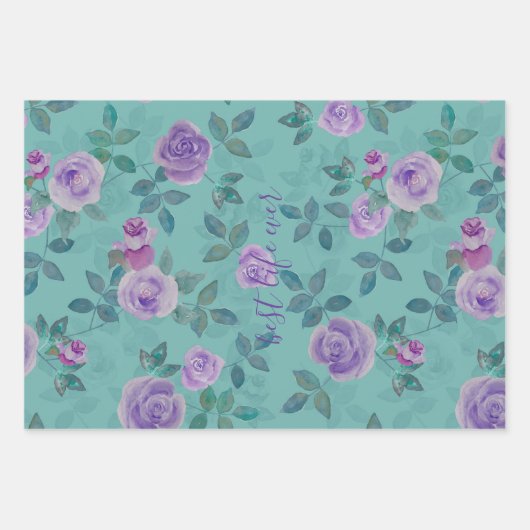 Best life ever text Customize Inpakpapier Vel (Voorkant 2)