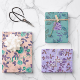 Best life ever text Customize Inpakpapier Vel