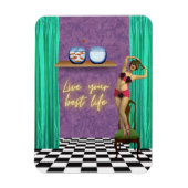 Best Life Funky  Kitsch Magneet (Verticaal)