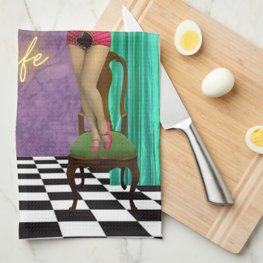 Best Life Funky  Kitsch Theedoek (Quarter Fold)