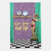 Best Life Funky  Kitsch Theedoek (Verticaal)