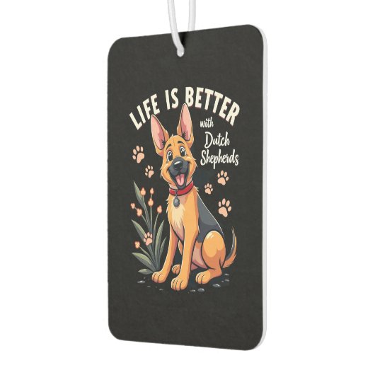 Best life with Dutch Shepherd Tank Top Luchtverfrisser (Links)
