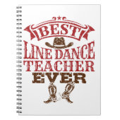 Best Line Dance Teacher Ever Notitieboek (Voorkant)