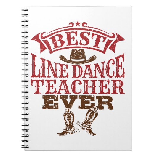 Best Line Dance Teacher Ever Notitieboek (Voorkant)