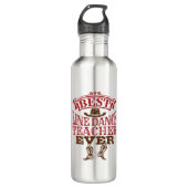 Best Line Dance Teacher Ever Waterfles (Voorkant)