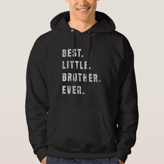 Best Little Brother Forever Gift Idee Hoodie (Voorkant)