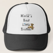 Best Little Brother in de wereld van gelaagd papie Trucker Pet (Voorkant)