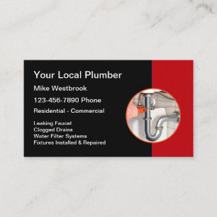 Best Local Plumbing Service-Visitekaartjes Visitekaartje