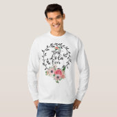 Best Lola Ever Floral Decoration Grandma T-shirt (Voorkant volledig)