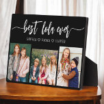 Best Lola Ever - Grandchildren Photo Collage Fotoplaat<br><div class="desc">Celebrate the "Best Lola Ever" with this personalized Grandchildren Photo Collage Plaque. This heartfelt gift features a beautifully arranged collage of cherished photos capturing special moments, complemented by a loving message. Crafted from high-quality materials with a sleek finish, it's ideal for displaying at home as a cherished keepsake. Perfect for...</div>