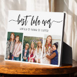 Best Lola Ever - Grandchildren Photo Collage Fotoplaat<br><div class="desc">Celebrate the "Best Lola Ever" with this personalized Grandchildren Photo Collage Plaque. This heartfelt gift features a beautifully arranged collage of cherished photos capturing special moments, complemented by a loving message. Crafted from high-quality materials with a sleek finish, it's ideal for displaying at home as a cherished keepsake. Perfect for...</div>