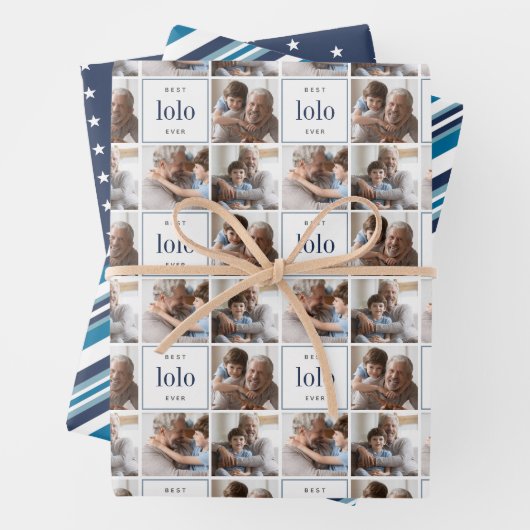 Best Lolo Ever Vaderdag Coordinating Inpakpapier Vel (In situ)