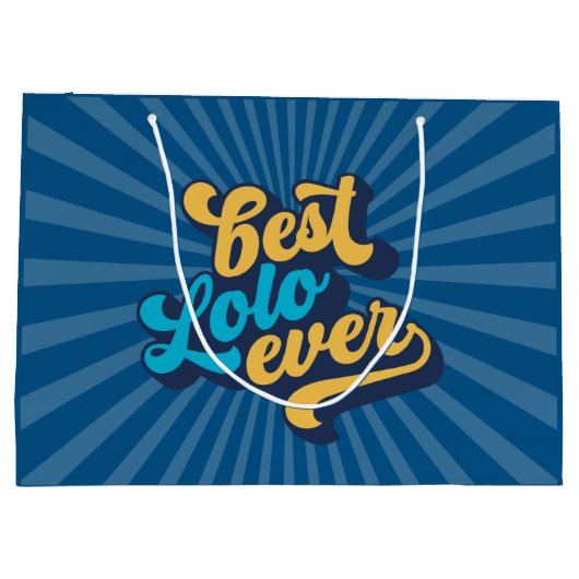 Best Lolo Ever Vaderdag Groot Cadeauzakje (Achterkant)