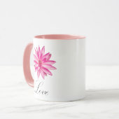Best lotus love  mug mok (Voorkant links)