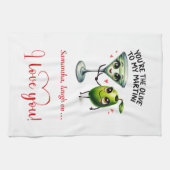 Best Love Gift Funny Food Kitchen Towel Theedoek (Horizontaal)