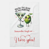 Best Love Gift Funny Food Kitchen Towel Theedoek (Verticaal)