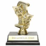 Best Loved AD Award Staand Fotobeeldje<br><div class="desc">Een perfect cadeau voor die geweldige assistantdirecteur!</div>