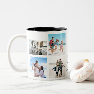 Best Ma Ever Photo Grid Moederdag Cadeau Tweekleurige Koffiemok
