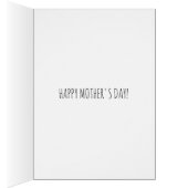 Best Ma Ever Waterverf Flowers Moederdag Kaart (Binnen (Rechts))