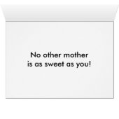 Best Ma USA Flag Text Wenskaart (Binenzijde Horizontaal (Onderkant))