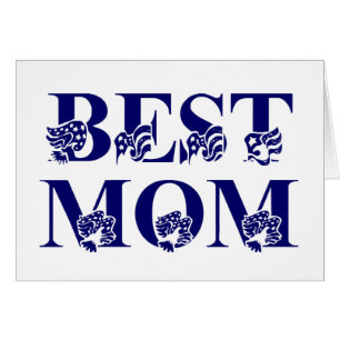 Best Ma USA Flag Text Wenskaart