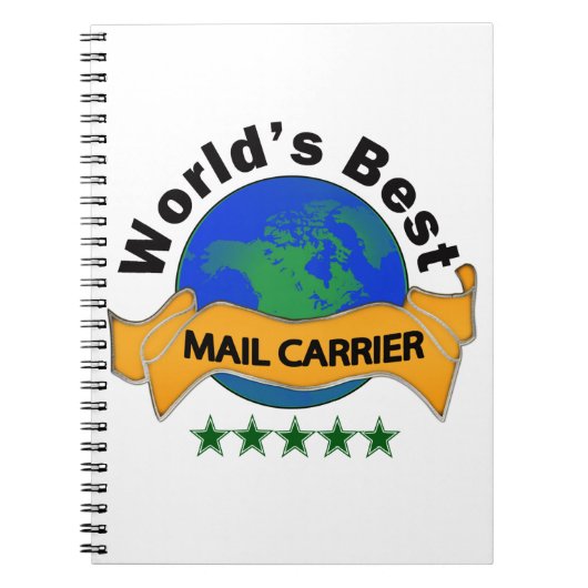 Best Mail Carrier ter wereld Notitieboek (Voorkant)