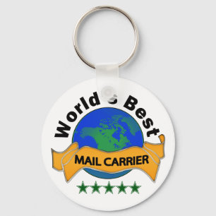 Best Mail Carrier ter wereld Sleutelhanger