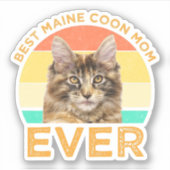 Best Maine Coon Mam Ever Sticker (Voorkant)