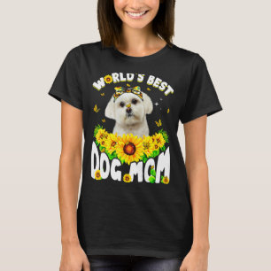 Best Maltese Dog Mam Moederdag ter wereld T-shirt