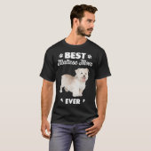 Best Maltese Mom Dog T-shirt (Voorkant volledig)