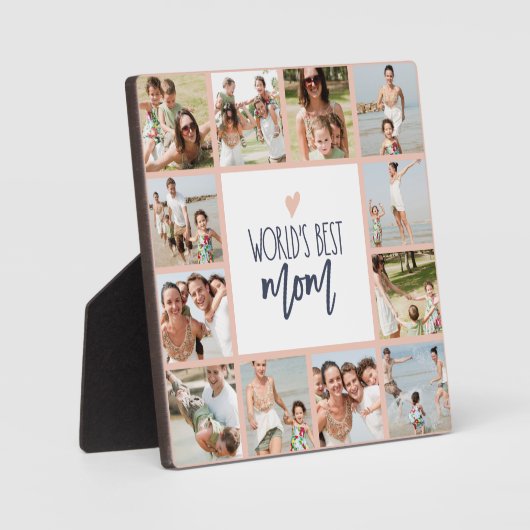 Best Mam 12 Photo Collage Plaque Fotoplaat (Voorkant)