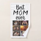 Best mam 6 Foto Collage Family Foto Handdoek (Handdoek)
