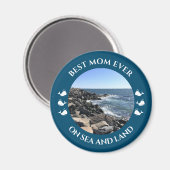 Best mam Atlantic Ocean Waves of the Zee Blue Magneet (Voorkant / Achterkant)