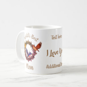 Best Mam Birds Floral Wreath Specialized Koffiemok
