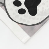 Best mam by Par Paw Print Golf Fleece Blanket (Hoek)