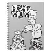 Best mam Cake Maker Decorting Giant Cake Notitiebo Notitieboek (Voorkant)