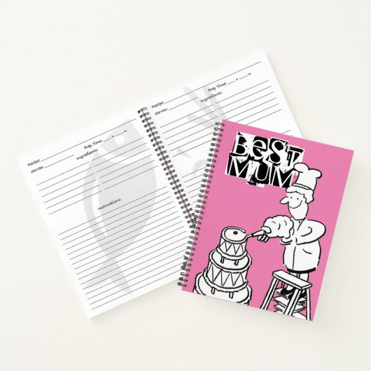 Best mam Cake Maker Decorting Giant Cake Notitiebo Notitieboek (Binnen)