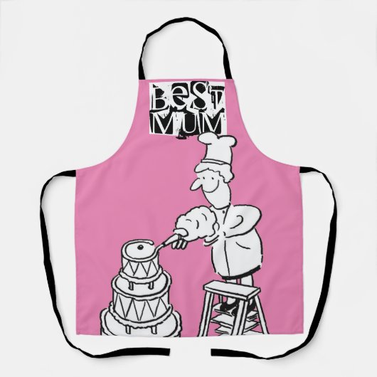 Best mam Cake Maker Decorting Giant Cake Schort (Voorkant)