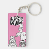 Best mam Cake Maker Decorting Giant Cake Sleutelha Sleutelhanger (achterkant)