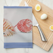 Best mam Cute Cat tekening Art Kitchen Tea Towel Theedoek (Quarter Fold)